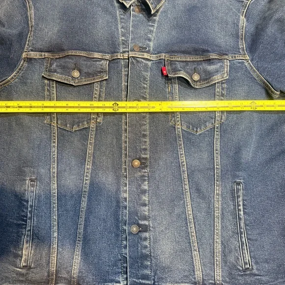 Levi's Classic Indigo Denim Jacket Size 3XL #bigandtall - Picture 8 of 9